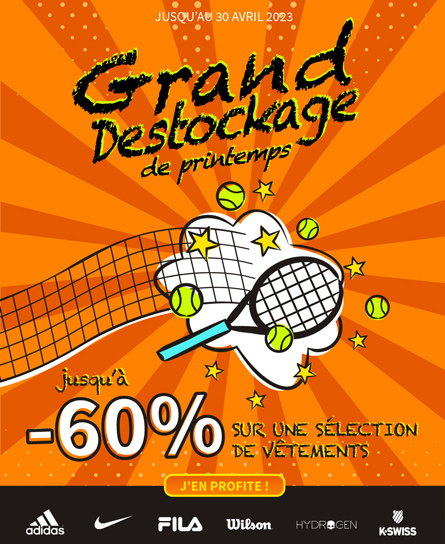 Destockage tennis printemps